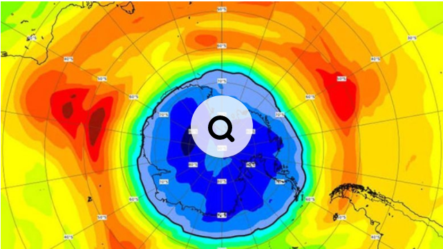 Ozon dəliyinin ölçüsü Antarktidanın sahəsindən böyük oldu 