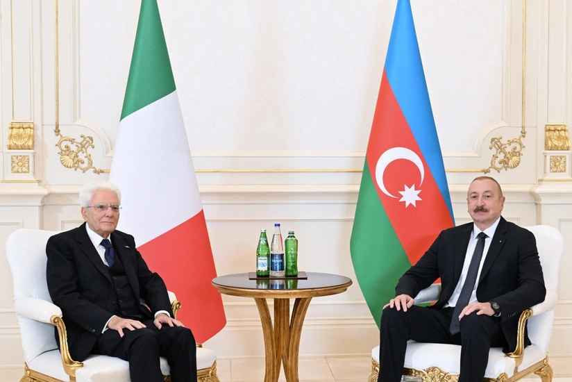 Prezident İlham Əliyevin Sercio Mattarella ilə təkbətək görüşü keçirilib - YENİLƏNİB