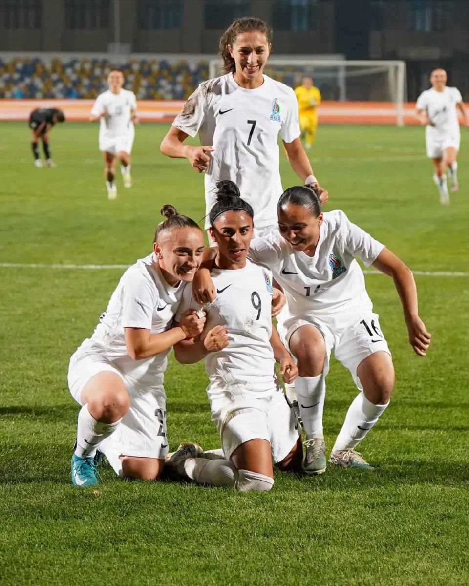 Qadın futbol millimiz Qazaxıstana qalib gəldi