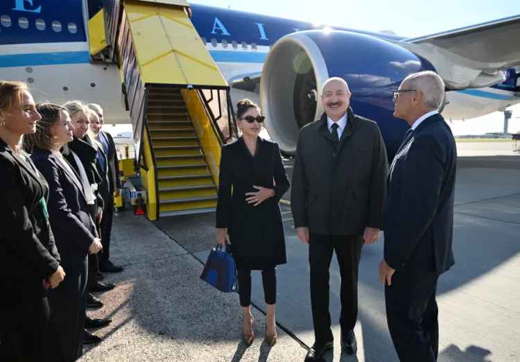 Azərbaycan Prezidenti İlham Əliyev Danimarkaya işgüzar səfərə gəlib