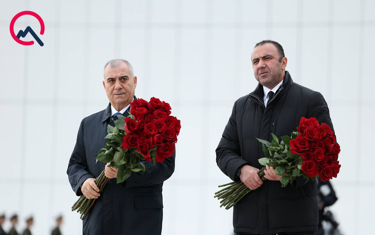 Əli Nağıyev və Orxan Sultanov Zəfər parkını ziyarət etdi - Fotolar