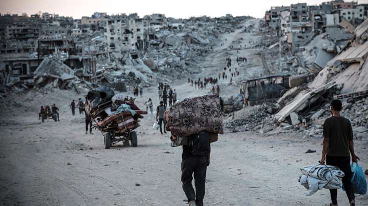 310 mindən çox insan Qəzzanın cənubundan şimalına köçdü