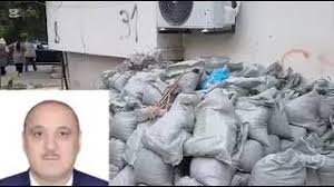 Nəsimi rayonunda binanın zirzəmisində kim qanunsuz obyekt tikir? - Video