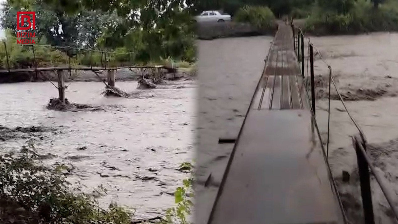 Qəzalı körpü hər gün yüzlərlə insanın həyatını RİSKƏ atır – Qəbələ İcra Hakimiyyəti niyə SUSUR? – VİDEO