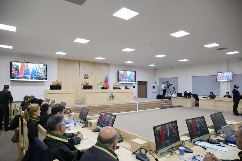 Ermənistan vətəndaşlarının məhkəməsində 8 nəfər azərbaycanlı əsir-girovun eyni vaxtda qətlə yetirilməsi ilə bağlı sənəd tədqiq edildi - FOTO