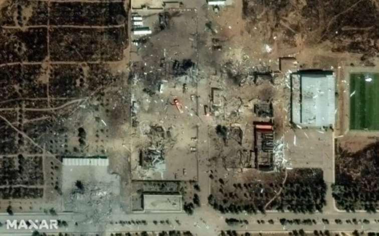 SEPAH-ın Təbrizdəki hərbi bazası məhv edildi - FOTO