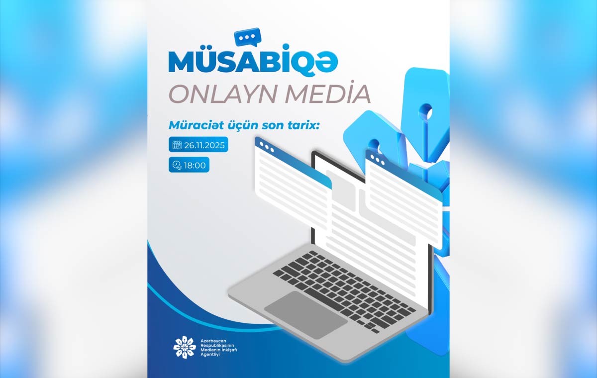 Medianın İnkişafı Agentliyi onlayn media subyektlərinə dəstək üçün müsabiqə elan edir!