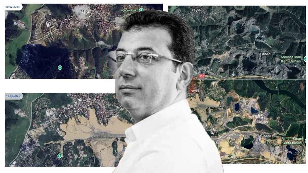 Peyk görüntüləri sirri aşkara çıxardı: İmamoğlu meşəlik ərazini 