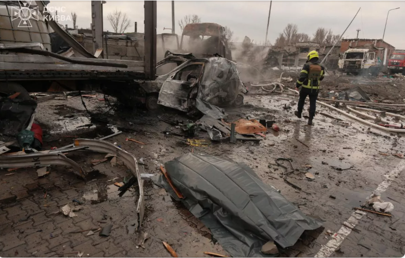 Rusiyanın Kiyevə zərbəsi nəticəsində ölənlərin sayı artıb