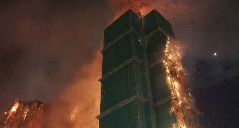 Honkonqdakı yanğında ölənlərin sayı artdı