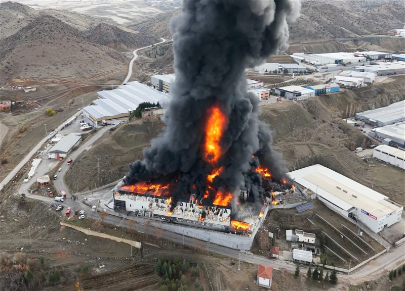 Türkiyədə güclü yanğın