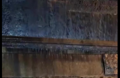 20 yanvar körpüsündə “şəlalə” yaranıb - VİDEO