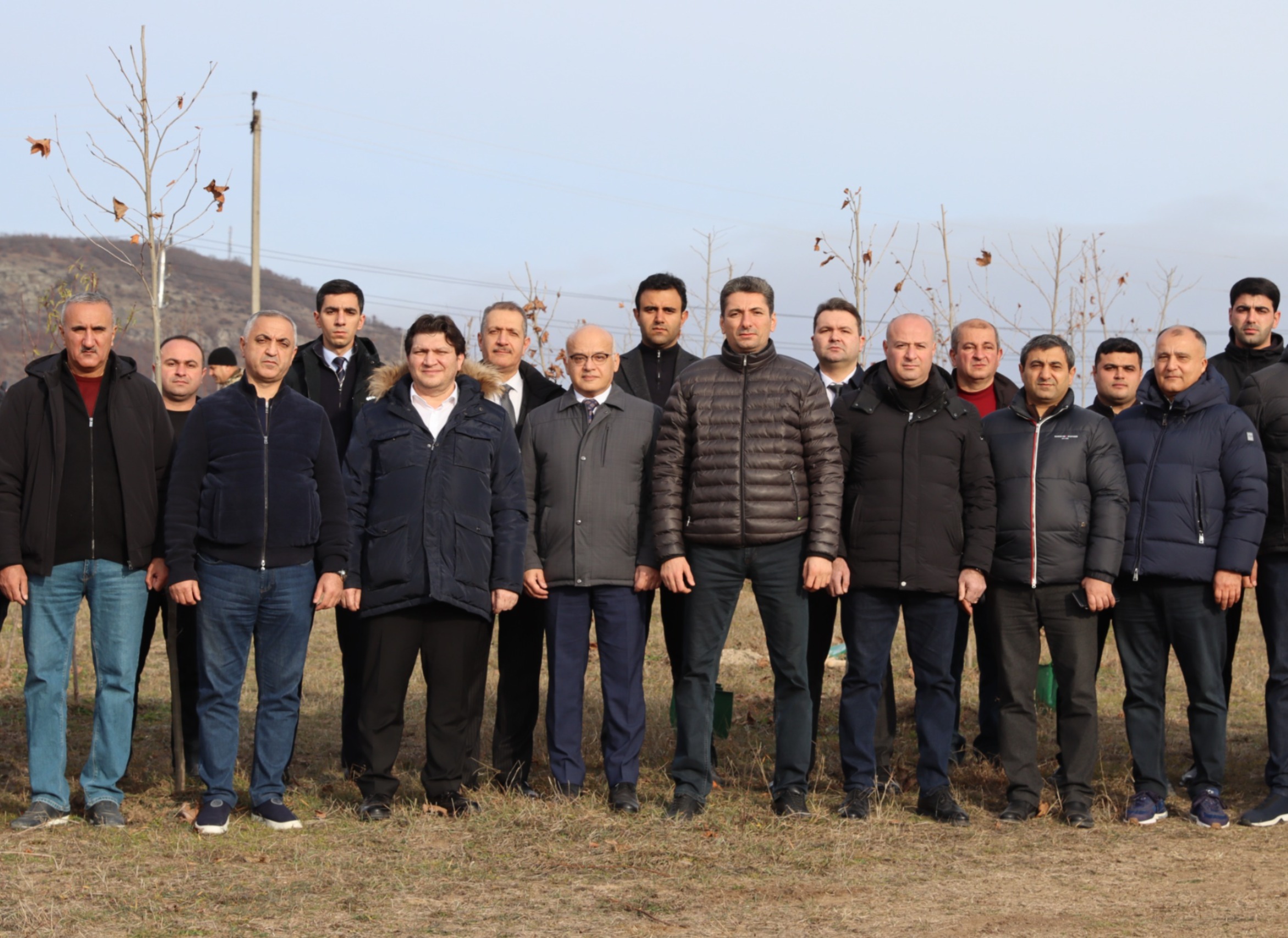 Xocalıda Heydər Əliyevin anım günü münasibətilə ağacəkmə aksiyası keçirilib.- FOTO