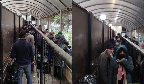 Biləsuvar gömrüyündə nə baş verir? - Video