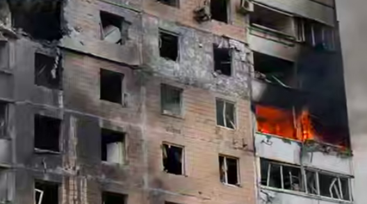 Rusiya yaşayış binasını vurdu