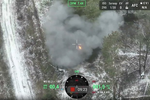 Ukrayna Silahlı Qüvvələrinin Dronları Rusiyanın 