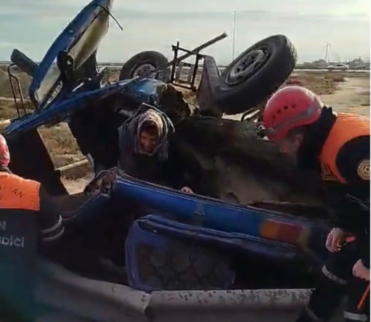 Bakıda sərnişin avtobusu ağır qəza etdi - Ölənlər və yaralananlar var - VİDEO
