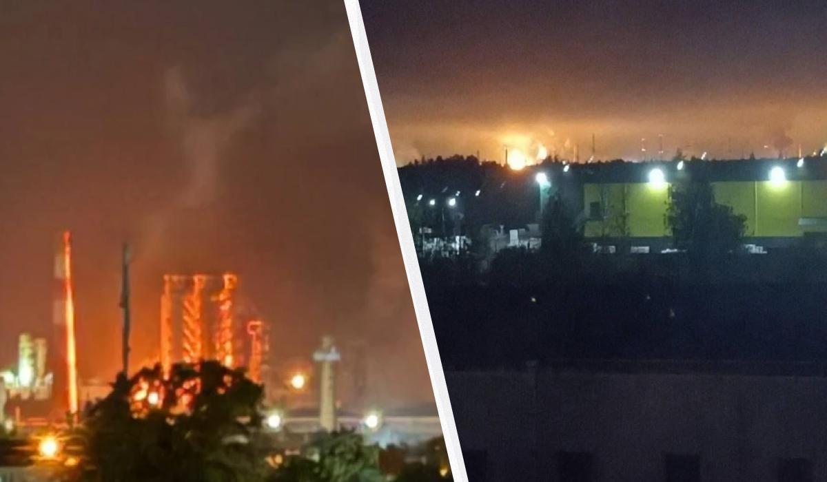 Rusiyanın 5 ən böyük neftayırma zavodundan biri vuruldu – VİDEO