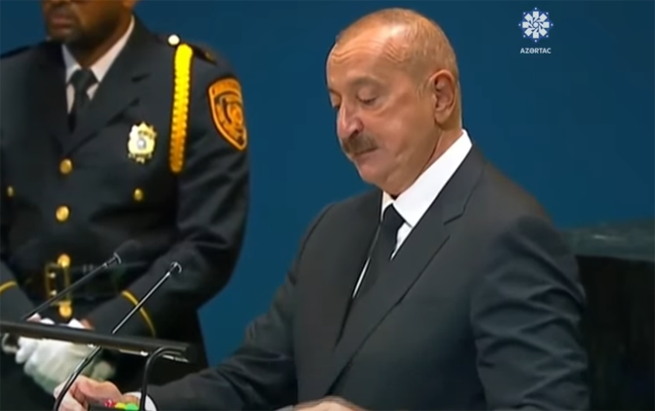 İlham Əliyev: Xəzər dənizi sürətlə kiçilir və əsas səbəb iqlim dəyişmələri deyil