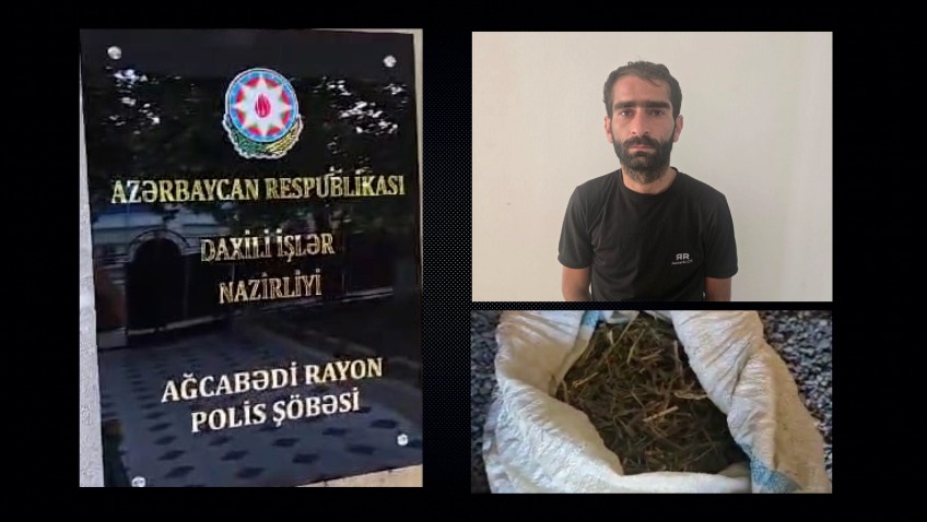 Ağcabədidə 5 kiloqram marixuana satmaq istəyən şəxsi polis saxladı