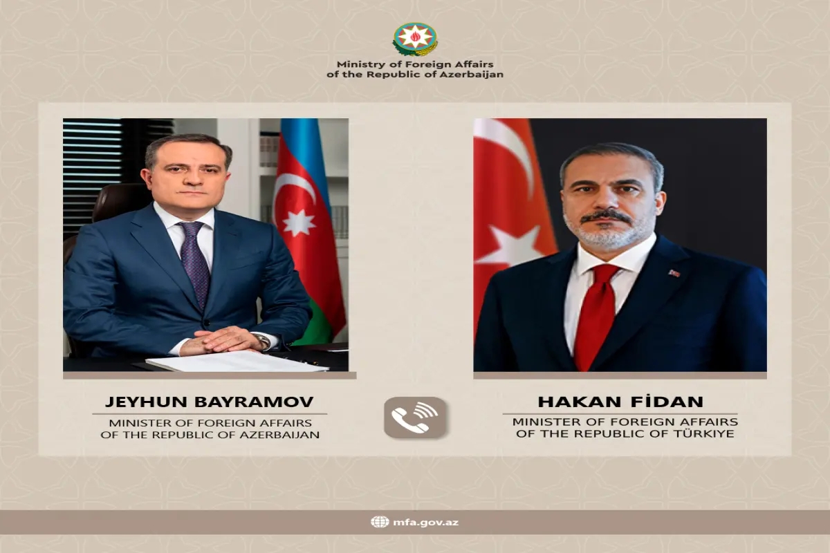 Ceyhun Bayramovun Hakan Fidan ilə telefon danışığı olub