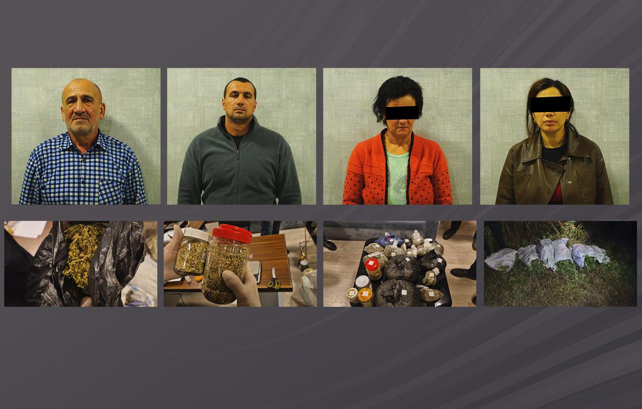 Oğuzda polis əməliyyatı: narkotiklərin satışı ilə məşğul olan bir ailənin üzvləri tutulublar