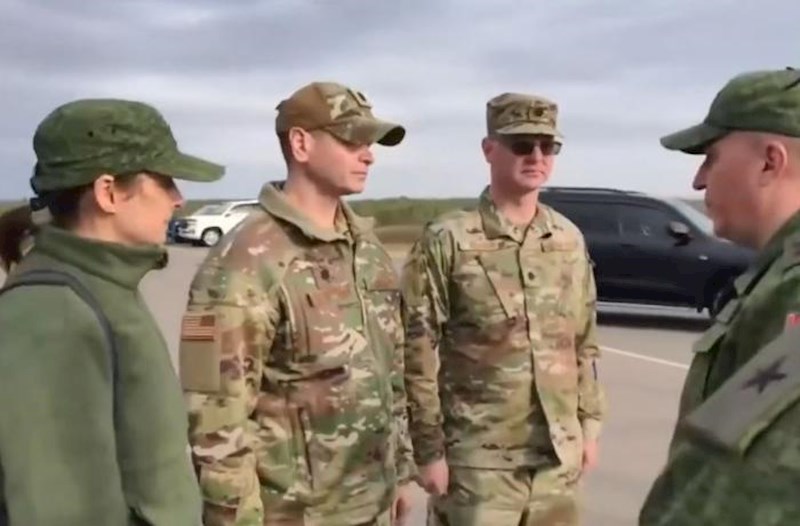 ABŞ hərbçiləri Rusiya-Belarus hərbi təlimlərində 