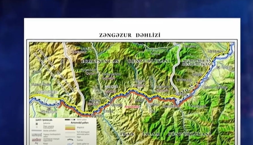 Zəngəzur dəhlizinin xəritəsi hazırlandı: TARİXİ əhəmiyyətli yol hansı ərazilərdən keçəcək? – VİDEO