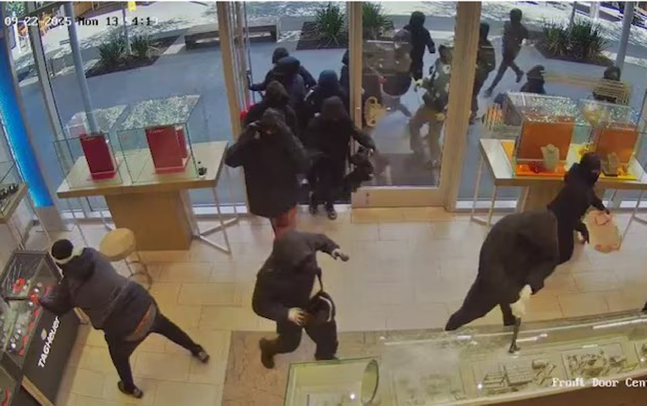 Zərgərlik mağazasından 1 milyonluq oğurluq etdilər - Video