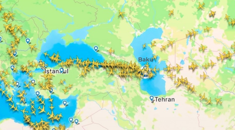 İRAN HAVA MƏKANINI BAĞLADI, AZƏRBAYCAN SƏMASINDA SIXLIQ YARANDI – Uçuşlarda 13 faiz artım qeydə alınıb