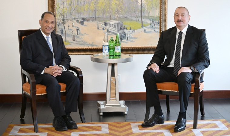 Prezident Nyu-Yorkda görüşlər keçirdi (FOTO)