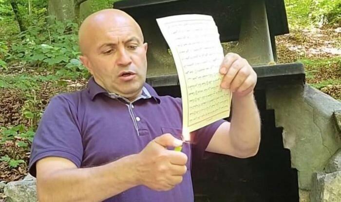Quranı yandıran Elxan bu videonu yayıb, intihar etdi