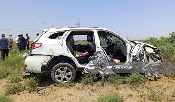 Şamaxıda ağır qəza: 9 yaralı var