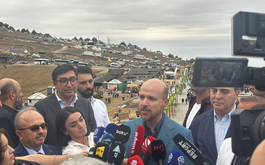 Ərdoğanın oğlu Azərbaycana gəldi - VİDEO - FOTO