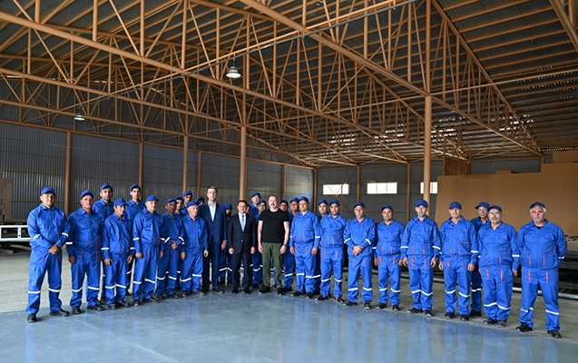 Xocalıda kərpic zavodu açıldı - Fotolar