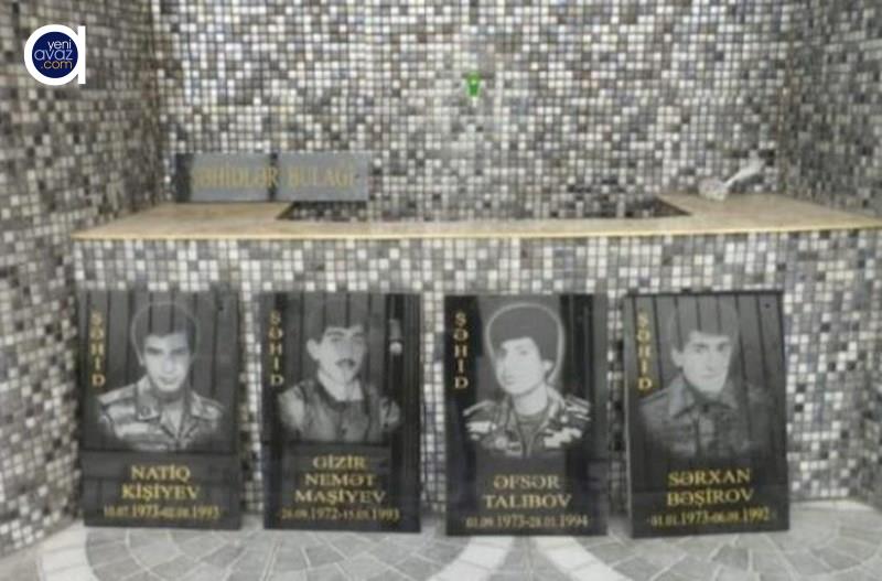 Lerikdə şəhidlərin şəkillərinin xatirə bulağına vurulmasına icazə verilmir? – Foto + Açıqlama