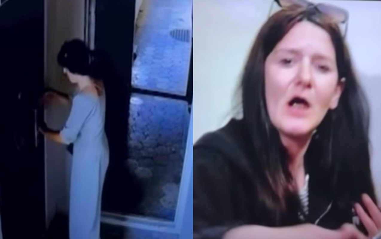 Bakıda evlərə girməyə çalışan qadın tutuldu - Video - Yenilənib