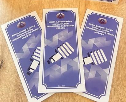 Ombudsman Aparatı tərəfindən media subyektləri və jurnalistlər üçün informasiya əldə etmək hüququ ilə bağlı yeni maarifləndirici buklet təqdim edilib.