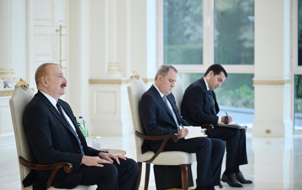 Prezident yeni səfiri qəbul etdi - Fotolar