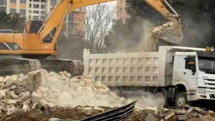 Bakının mərkəzində SÖKÜNTÜ: Bu ərazilər yenidən qurulur, MÜHÜM YENİLİK olacaq - Video