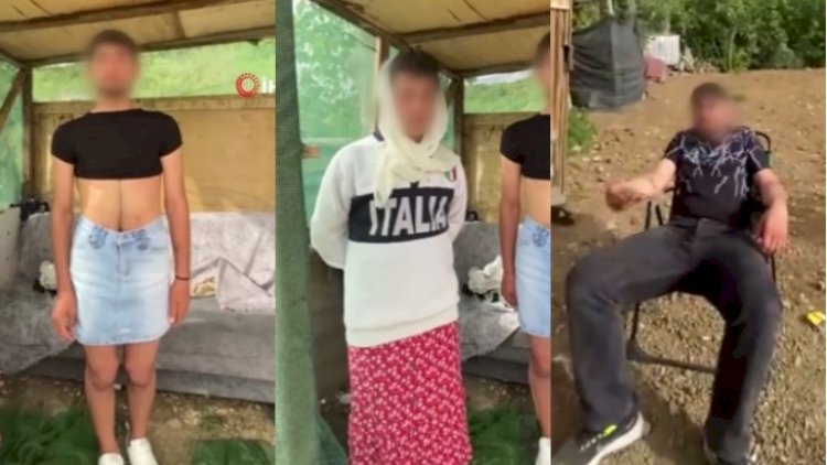 Oğru kişilərə qadın paltarı geyindirib videoya çəkdilər, sonra isə... - VİDEO