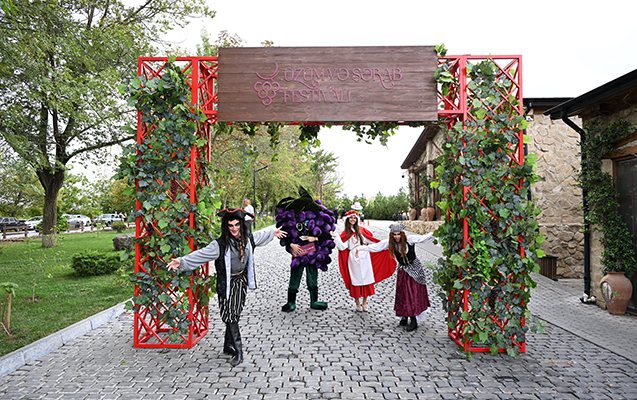 Şamaxıda Üzüm və Şərab Festivalı start götürür - Fotolar