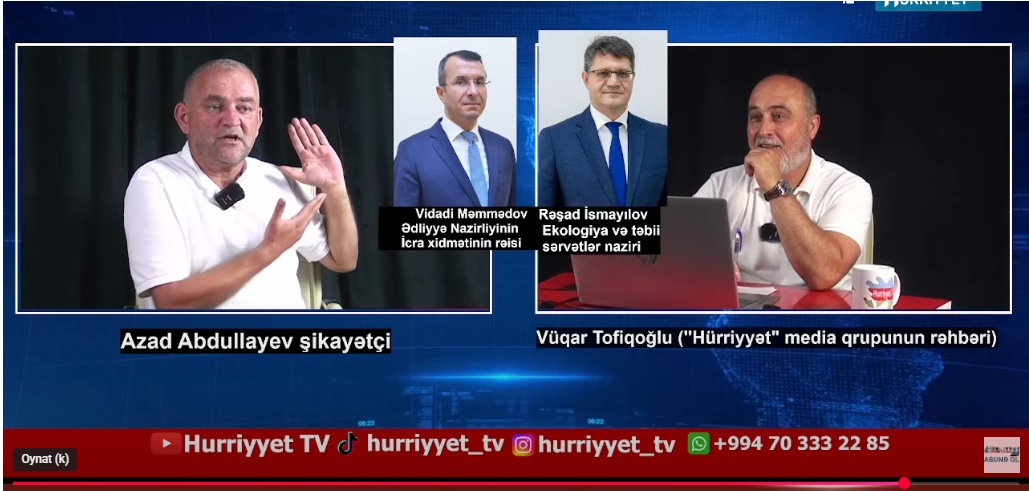 Vüqar Tofiqoğlunun 01.09.2025-ci il saat 16:00-da olan buraxılışı