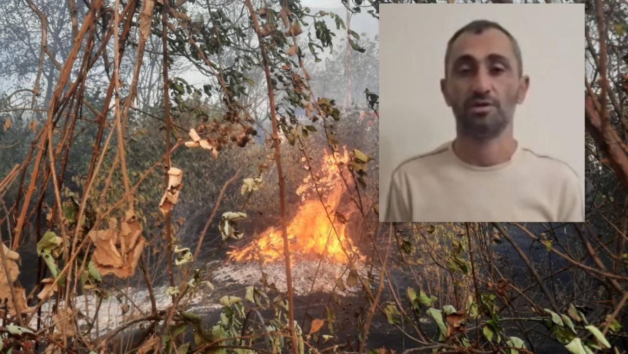 Xocavənddə doğmalarının məzarını ziyarət edən şəxs yanğına səbəb oldu