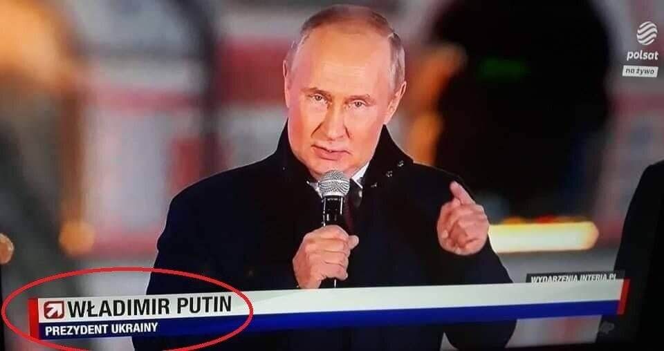 Putini Ukrayna prezidenti kimi təqdim etdilər