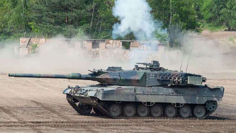 II Dünya müharibəsindən sonra alman tankları yenidən Ukraynada – Bu dəfə dost kimi