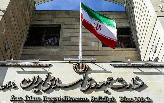 Erməni təxribatına İran səfirliyindən - Reaksiya