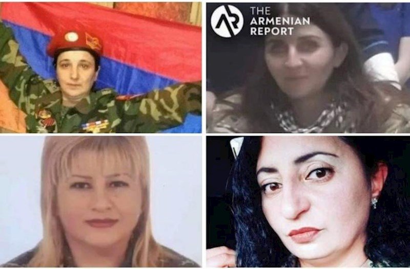 Ermənistan son döyüşlərdə ölən qadın hərbçilərinin adlarını açıqladı - Foto