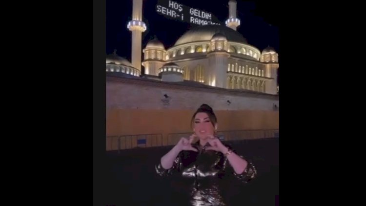 Fatimənin məscid önündəki videosu qalmaqal yaratdı - Video