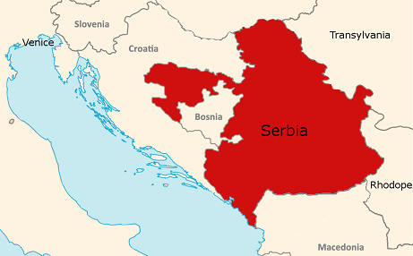 Balkan bölgəsi Serbiya-1 avqust 1914 və 1 avqust 2022-yə